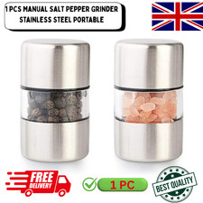 Mini Stainless Steel Salt Pepper Grinder Manual Spice Herb Mill Kitchen Tool