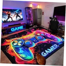 6 8 Gaming Rug for Boys Room - Gamer Area Rug for Boys Bedroom Games Themed