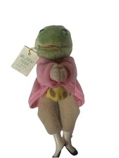 Mint with Tags Vintage Mr. Jeremy Fisher Plush- 1980s Beatrix Potter Collection