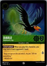 Diablo - Maleficent's Spy Ursula's Return 71/204 Common Cold Foil Lorcana NM
