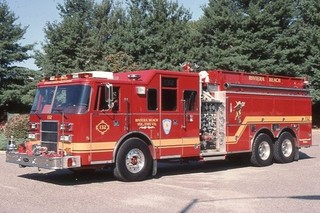 Riviera beach MD ET 132 1996 Pierce Lance Pumper Tanker Fire Apparatus Slide