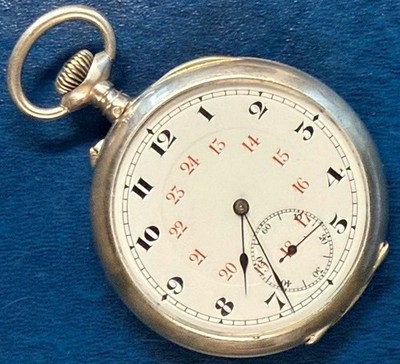 Louis Coignet Vintage Silver Pocket Watch 1890's.