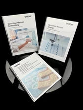Brother Luminaire XP2 - 3x Manual Bundle, Full Color, Coil Bound, Free Shipping