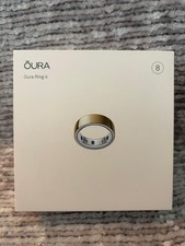OURA RING GEN 4 GOLD BRAND NEW IN SEALED BOX....