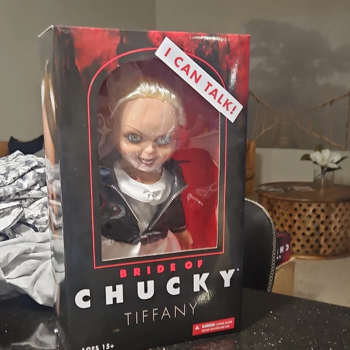 Mezco Toyz Bride of Chucky Tiffany Talking Action Figure Child’s Play Ages 15+