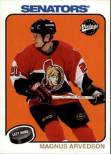 2001-02 UD Vintage #178 Magnus Arvedson - HKY