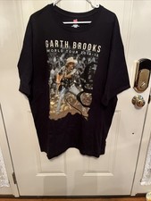Garth Brooks World Tour 2014-15 Short Sleeve Concert T-shirt Size 2XL Black
