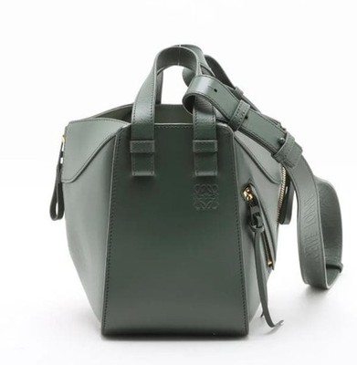 Loewe Women Bag Hammock Compact Leather 2Way Handbag Green Limited Edition VHTF