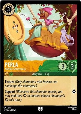 Perla - Nimble Seamstress (32/204) - Uncommon Near Mint - Archazia's Island