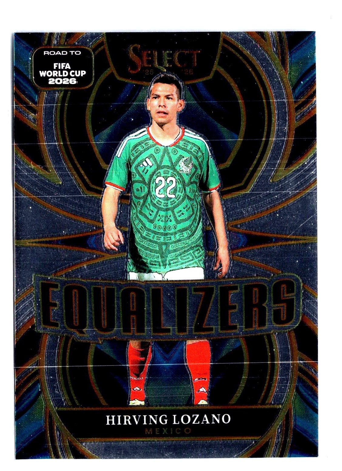 Hirving Lozano #9 2025-26 Panini Select Road to FIFA World Cup Equalizers NM MEX