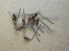 10 NOS IRC 220 ohm 1/2 watt 1/2W Carbon Comp Resistors TESTED 5 Qty
