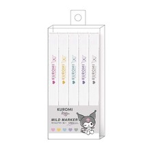 Kuromi mild marker pen set 5color set