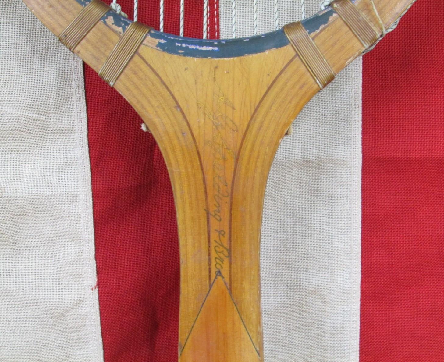 Raquette De Tennis Vintage Spalding Nationalist B – Années 1910, Bois, Occasion