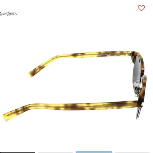 Totalmente Nuevo Saint Laurent SL 160 Delgado 004 Estuche Tela Auténtica - Imagen 4 de 4