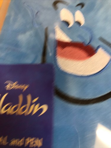 Disney Aladdin Genie Plush Journal and Pen Set - NEW! - Picture 3 of 6