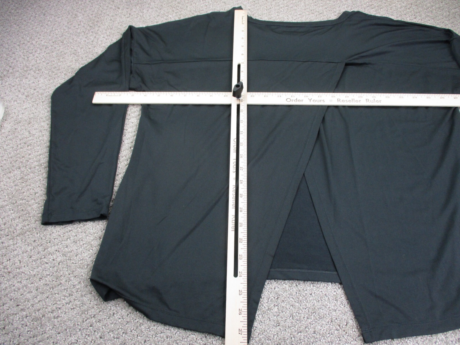 Ouges Shirt Adult 2XL XXL Dark Gray Long Sleeve A… - image 12