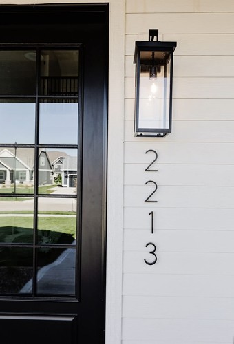 House Numbers For Outside Modern 5 Inch Floating House Numbers With Nail Kit And - Picture 8 of 9