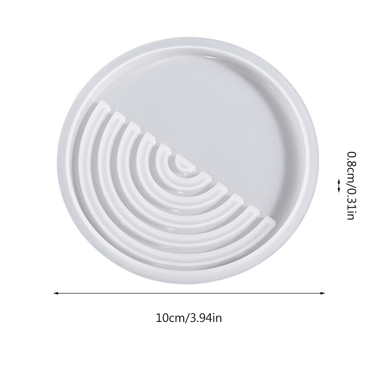 Epoxy Resin Coffee Placemat Mold Suitable for Home Decoration Table