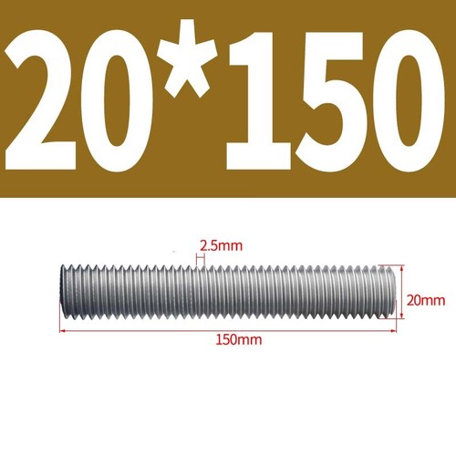 A2 Stainless Steel Threaded Rod Full Thread Studding Bar M10 M12 M14 M16 M18 M20 - Picture 129 of 133