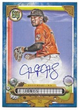 2022 Topps Gypsy Queen On-Card Auto Indigo Jahmai Jones #082/150 GQA-JJ Orioles