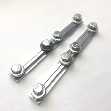 Lot of 2 Bosch Rexroth 3842528746 Profile Connector 180mm Length, 10mm Slot, N10