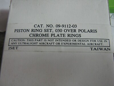1993 1994 Polaris Indy XLT 580 SKS SP Piston Ring 09-9112-03 LLp