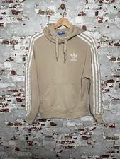 Adidas Originals Women  s Hooded Hoodie Workout Running 10 Small S Beige