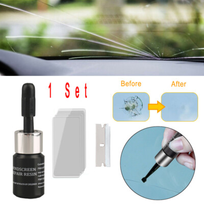 Car Window Glass Repair Tool Kit Crack Chip Repair Resin Windscreen Windshield