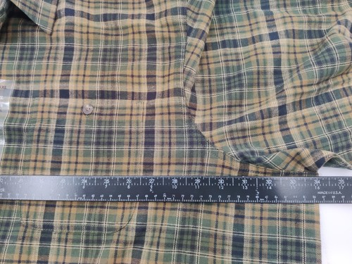 Camicia RedHead uomo taglia 5XL Ozark montagna flanella a quadri manica lunga con bottoni nuova con etichette - Foto 9 di 11
