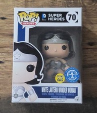 Funko Pop! #70 White Lantern Wonder Woman Exclusive Glows GITD DC Comics Heroes