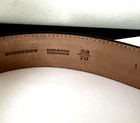 BURBERRY WOMEN BLACK LEATHER BELT 28/70 — photo 6