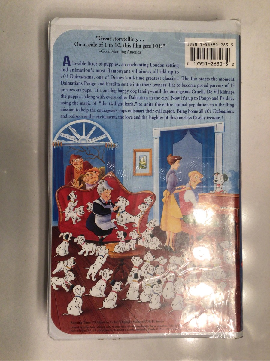 その他 Disraeli [VHS] 101 Dalmatians VHS 1263 Walt Disney Classic Black Diamond Edition