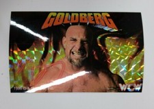 WCW GOLDBERG Vending Machine Prism Sticker 1998 WWE