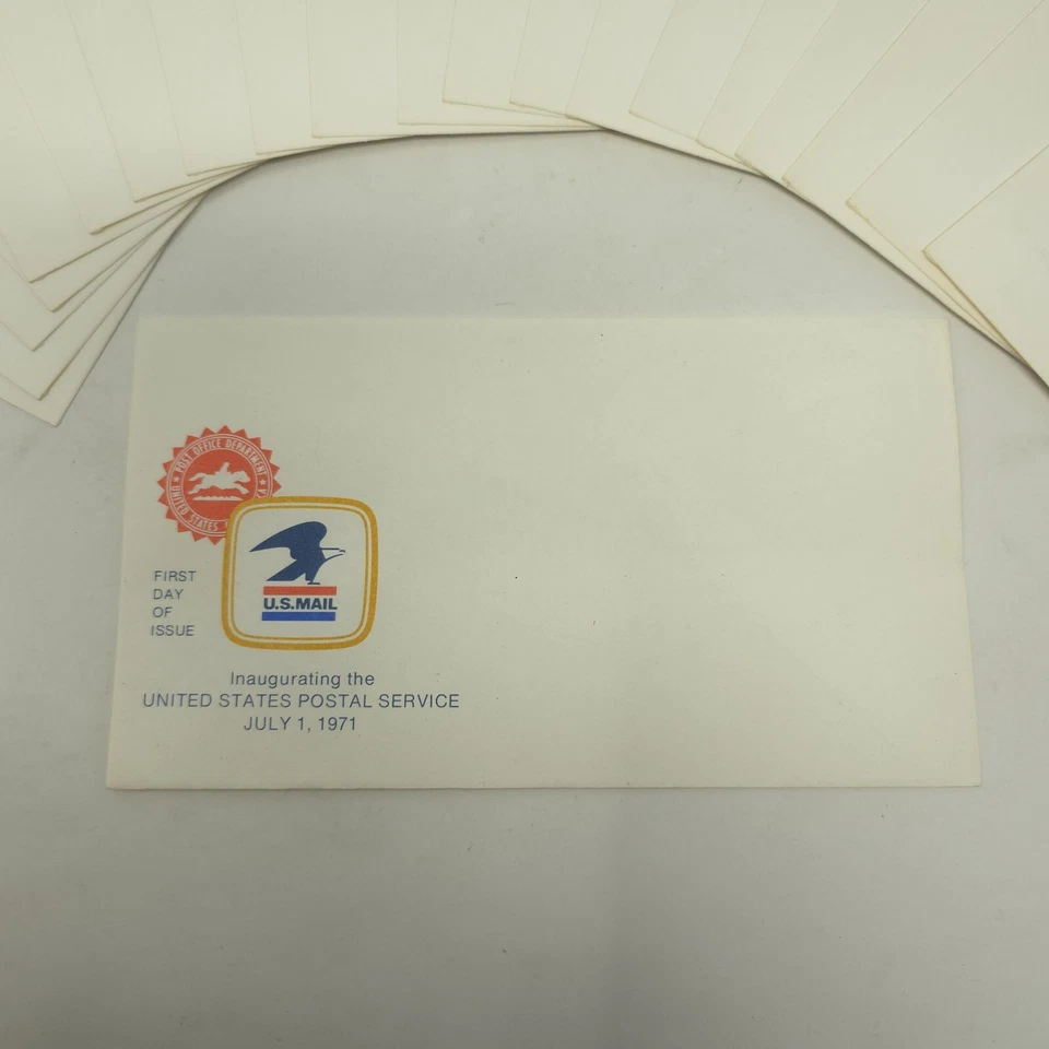 21 US First Day of Issue Inauguration of USPS Mint Envelope July 1, 1971  MNH-VF - Image 2 of 4