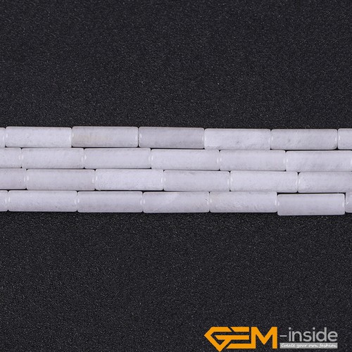 4x13mm Natural Assorted Gemstone Loose Column Tube Loose Beads Jewelry Making - Bild 28 von 63
