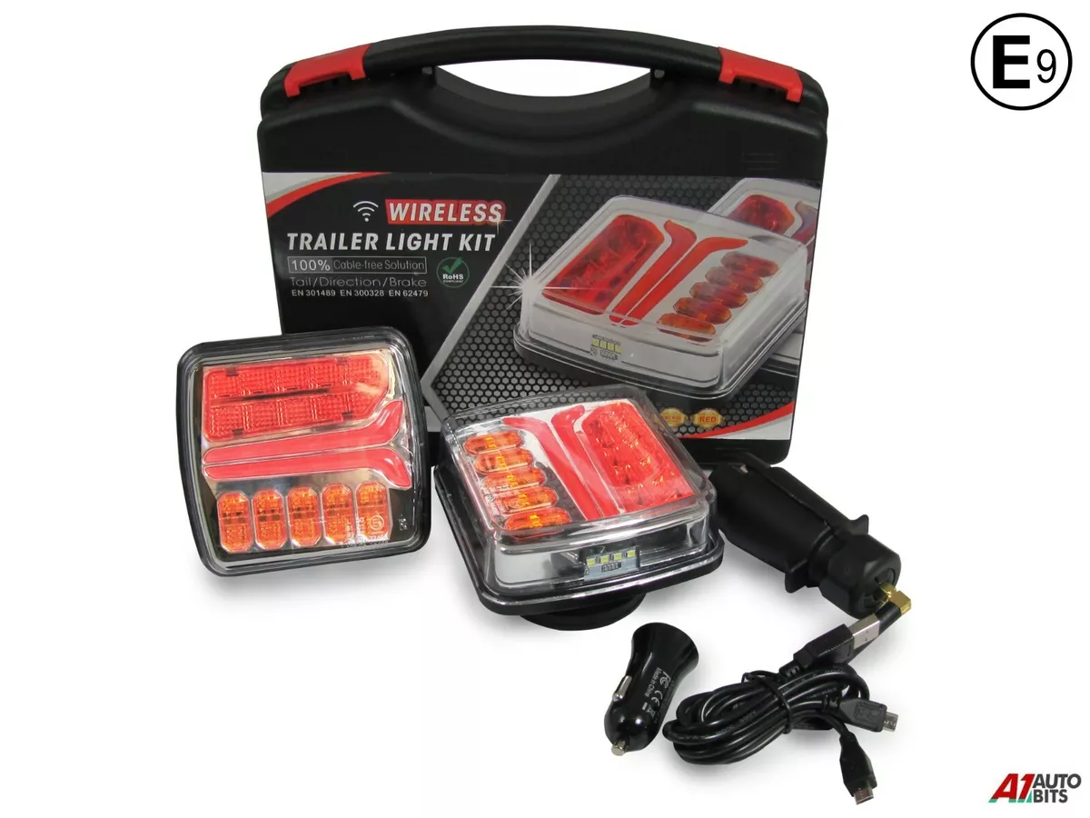 Battery operated trailer lights deals