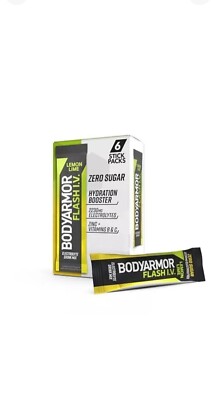 Flash IV Electrolyte Packets, Lemon Lime - Zero Sugar Drink Mix, Single Serve...