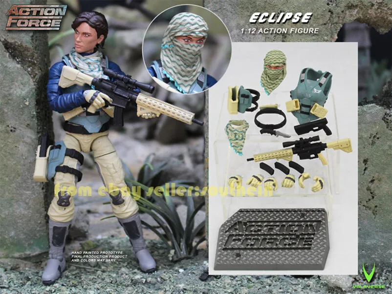 Valaverse 1/12 Modern Military Theme Af Action Force 3rd Wave 6-Inch  Moveable
