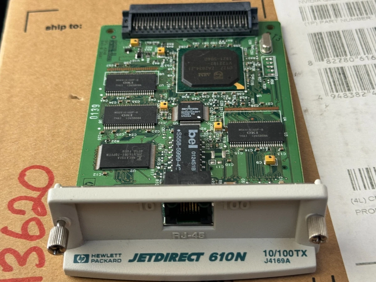 HP Jetdirect 610N J4169A – Serveur D'impression RJ45 10/100 TX – Occasion