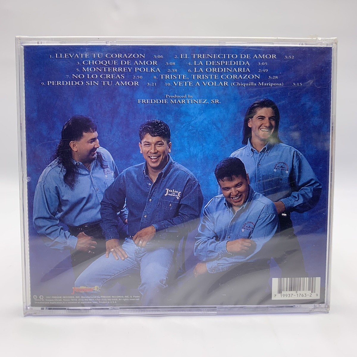Jaime y Los Chamacos CD Fanaticos 1997 Tejano Texmex Rare New