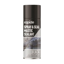 Spray & Seal Black Mastic Sealant For Guttering Roof Window Pipes Soil Pack Of 2