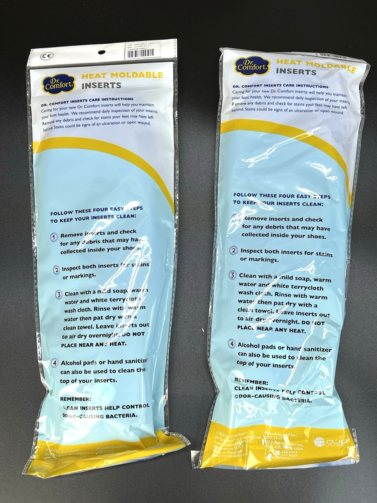 Dr. Comfort Heat Moldable Inserts Cloud Contour Diabetes M 11.0 - 2 ...