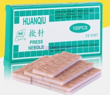 HuanQiu Acupuncture intradermal Tack Ear Press Needles 100 pcs/box