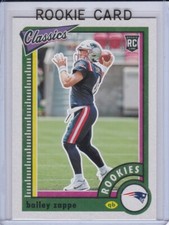 BAILEY ZAPPE ROOKIE CARD 2022 Panini Classics Football NEW ENGLAND PATRIOTS RC