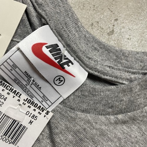 Vintage Nike Air Michael Jordan T Shirt Youth M Made USA Restaurant Chicago Boys - Picture 5 of 10