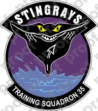 STICKER USN VT 35 STINGRAYS