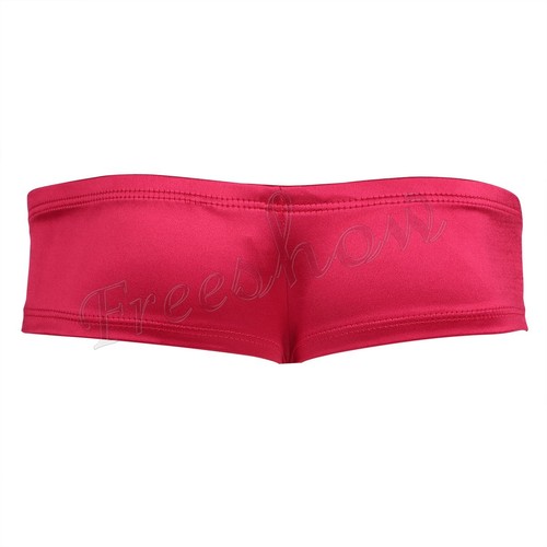 Mens Lingerie Bulge Pouch Low Rise Wetlook Bikini Briefs Underwear Underpants - Picture 19 of 25