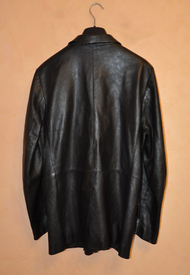 Dolce and Gabbana Runway Vintage 90s Men's Black Leather Dolce and Gabbana Runway Vintage 90s Men's Black Leather