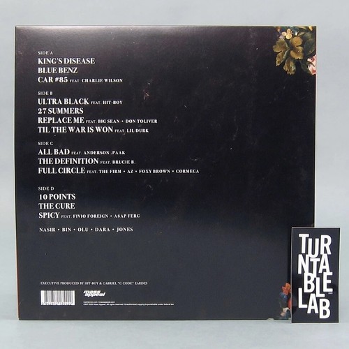 Nas - King’s Disease 2LP, Clear w/Multicolor Splatter Vinyl LTD ED of 1,500 - Picture 4 of 7