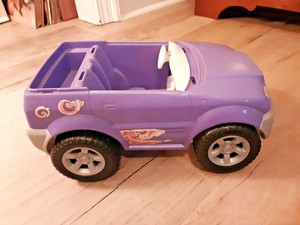 barbie purple jeep